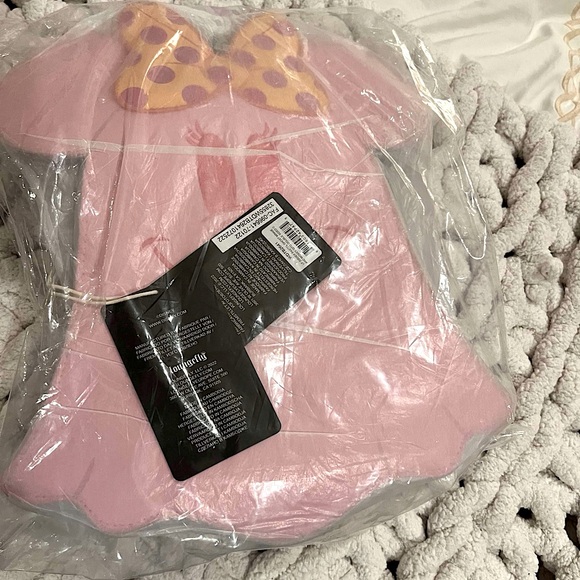 Ears+Crossbody⭐️Loungefly Ghost Minnie Mickey Double Sided Pastel Crossbody+Ears - Picture 4 of 13